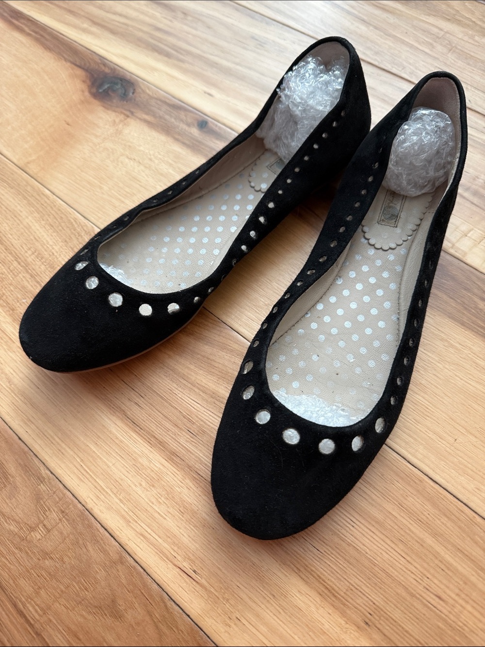 Boden black flats size 40